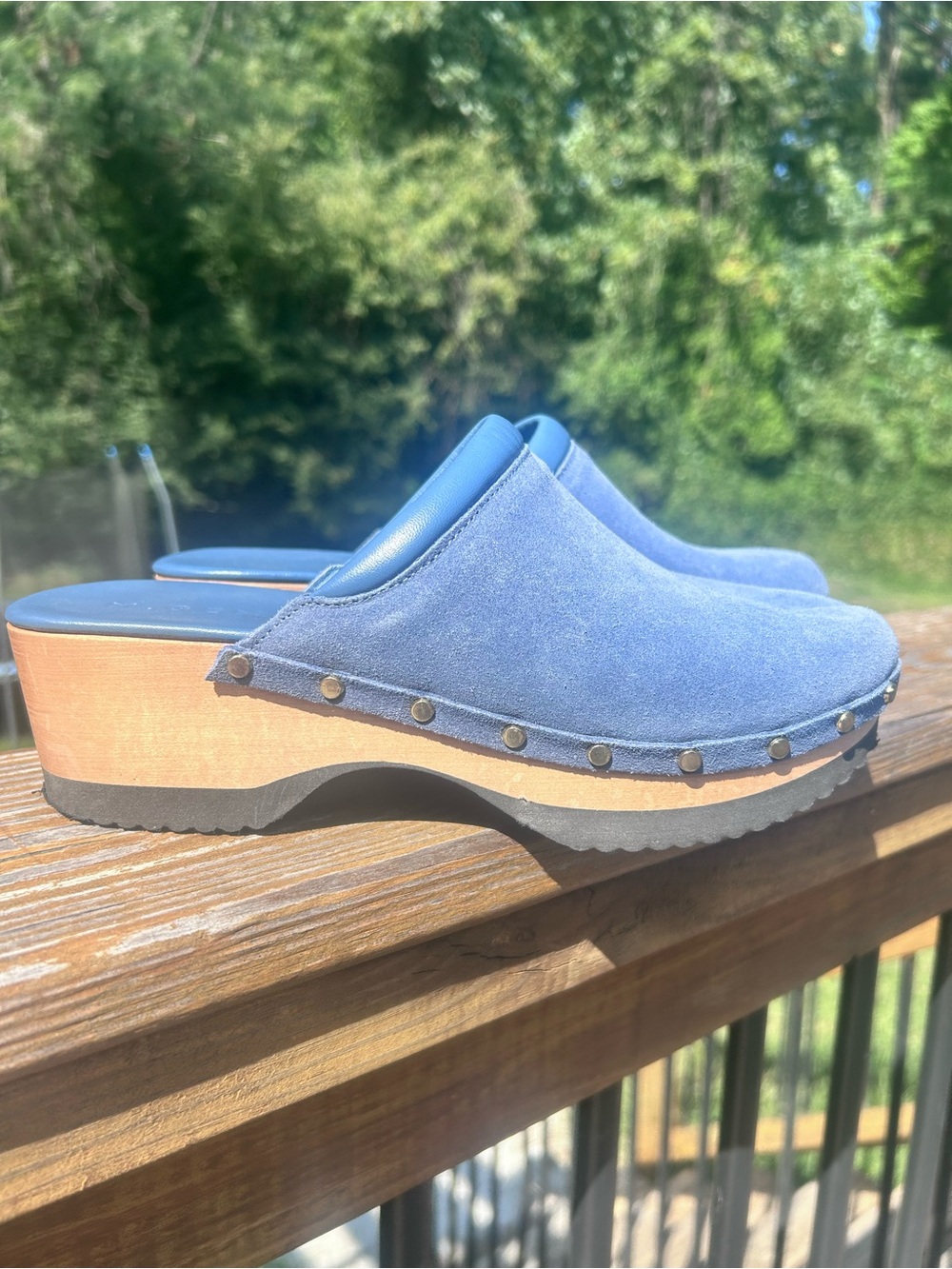 M. Gemi The Greta blue clog size 39
